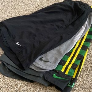 Nike bundled Nike shorts. Black shorts xl, no signs of wear. Gray xxl, worn.